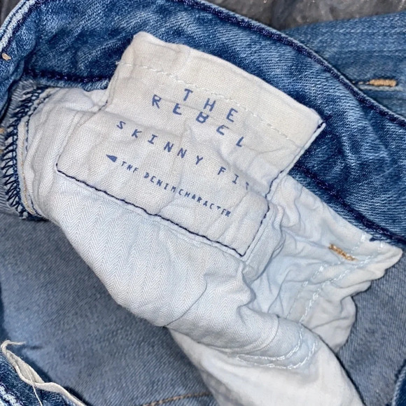 Zara Trafaluc Distressed Denim Jeans Sz  26 - Picture 3 of 14